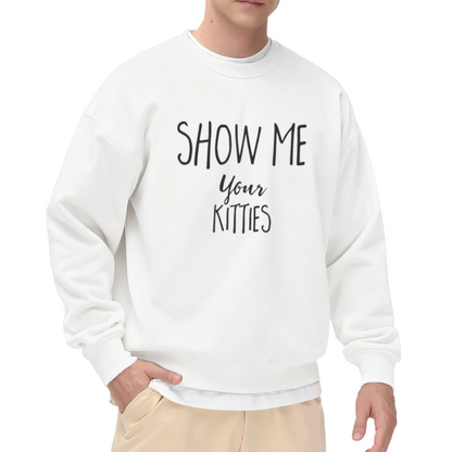 Funny No Bad Days Positive Slogan Graphic Crewneck Sweatshirt