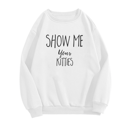 Funny No Bad Days Positive Slogan Graphic Crewneck Sweatshirt