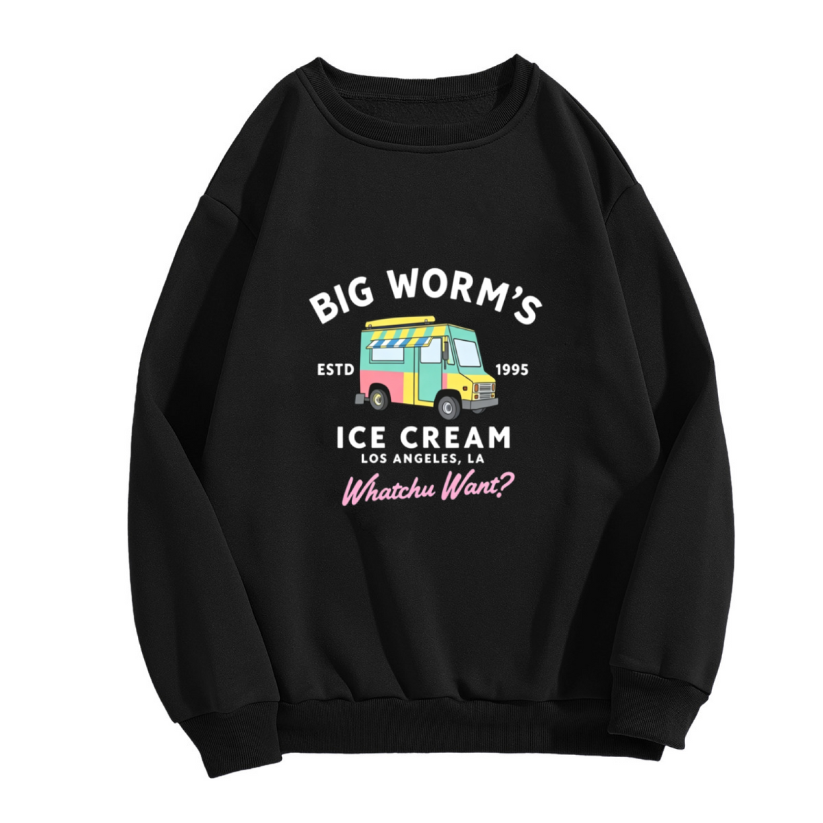 Big Worm¡¯s Ice Cream Truck 1995 Friday Movie Crewneck