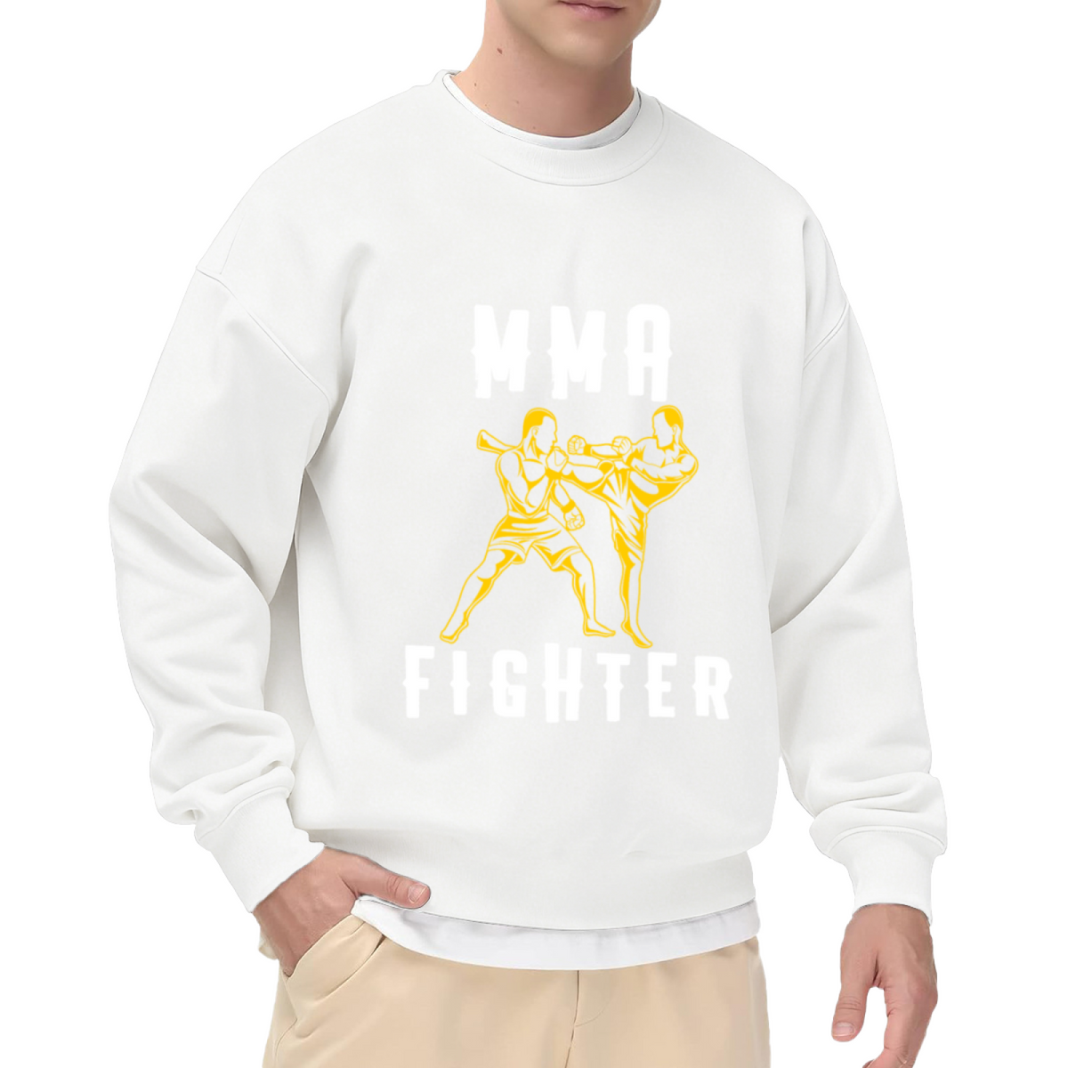 MMA Fighter Martial Arts Combat Sports Crewneck Sweatshirt