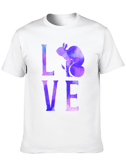 Watercolor Squirrel Love T-Shirt