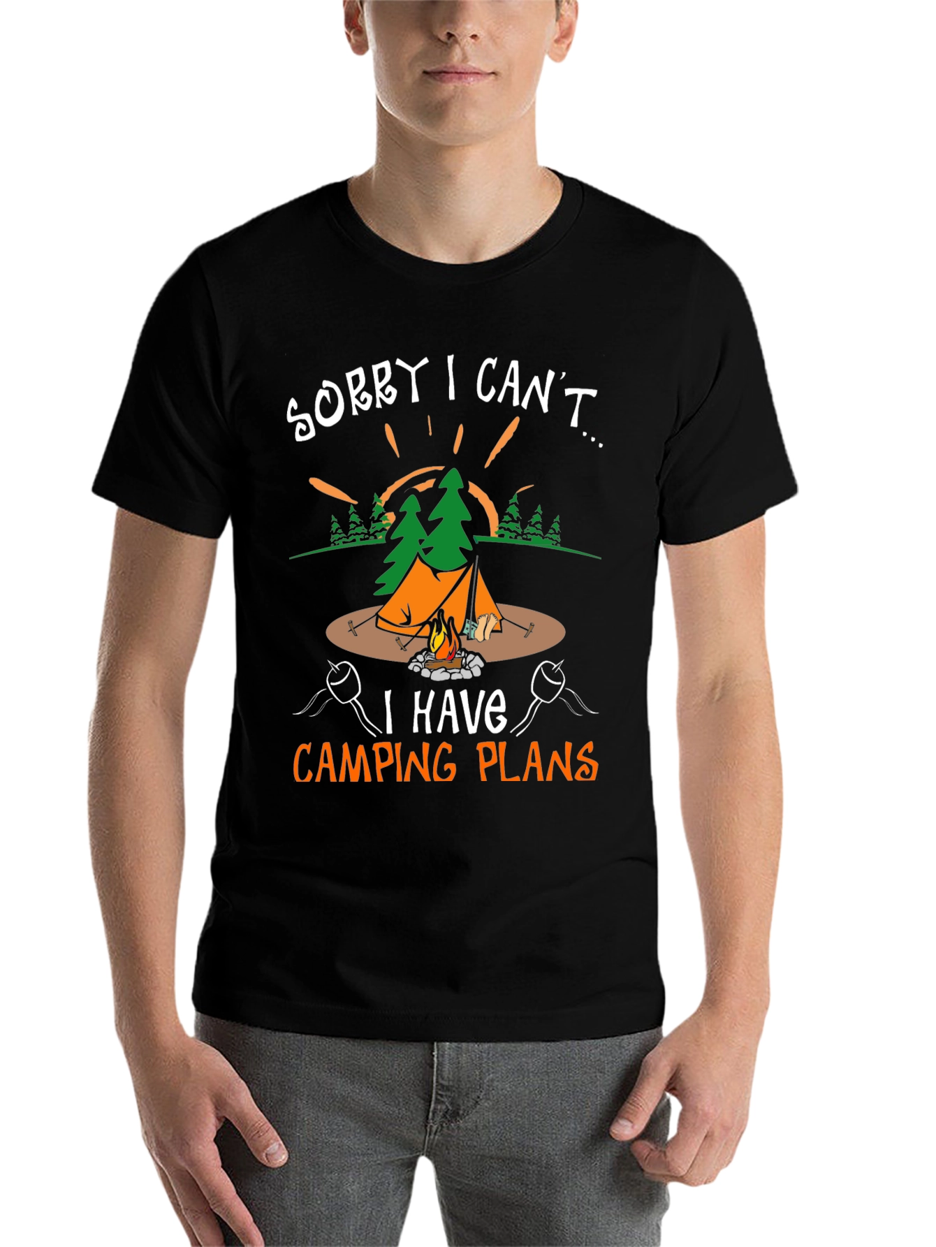 Camping Plans Graphic T-Shirt