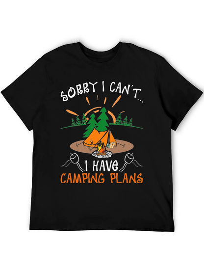 Camping Plans Graphic T-Shirt