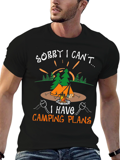 Camping Plans Graphic T-Shirt
