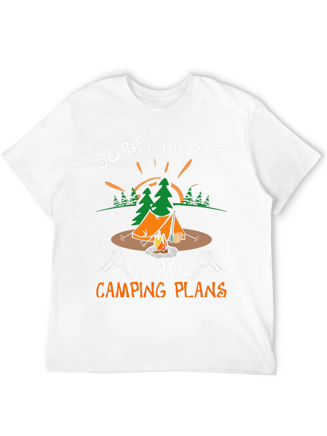 Camping Plans Graphic T-Shirt