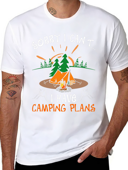 Camping Plans Graphic T-Shirt