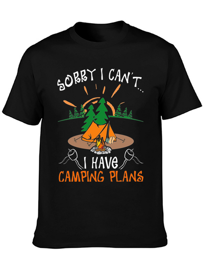 Camping Plans Graphic T-Shirt
