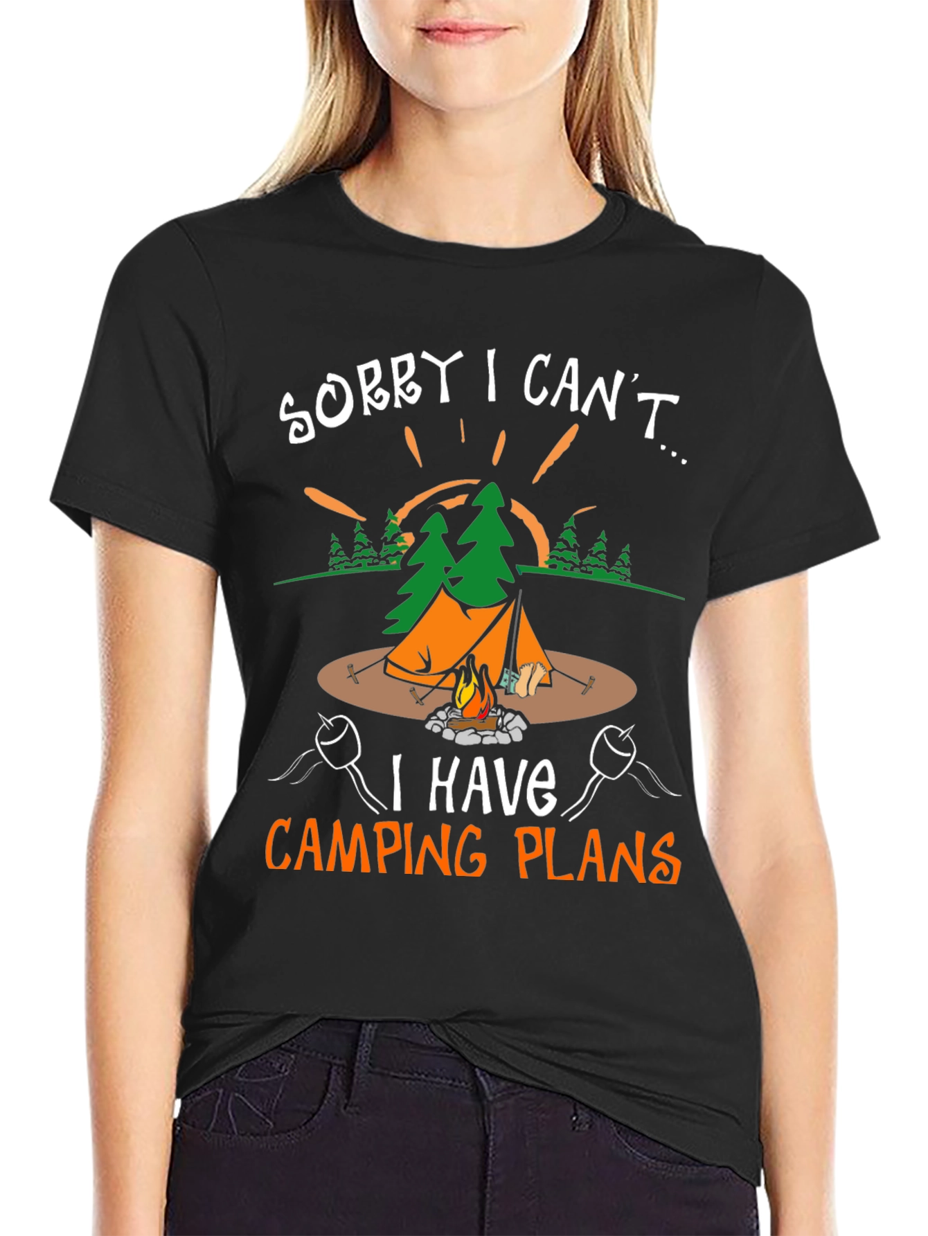 Camping Plans Graphic T-Shirt