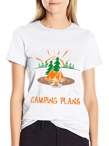 Camping Plans Graphic T-Shirt