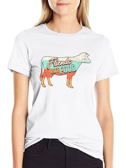 Friends Not Food Vegan Graphic T-Shirt