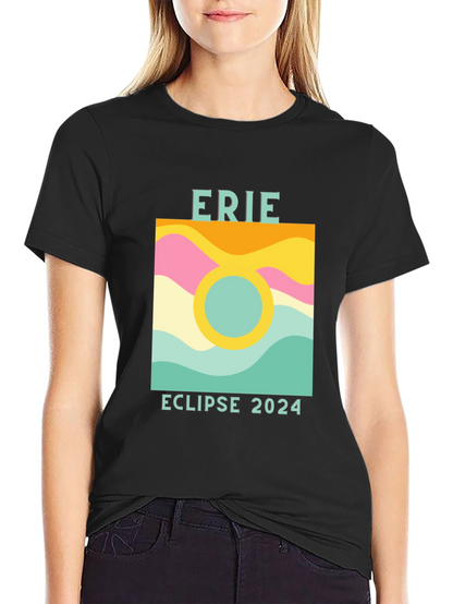Erie Eclipse 2024 Graphic T-Shirt