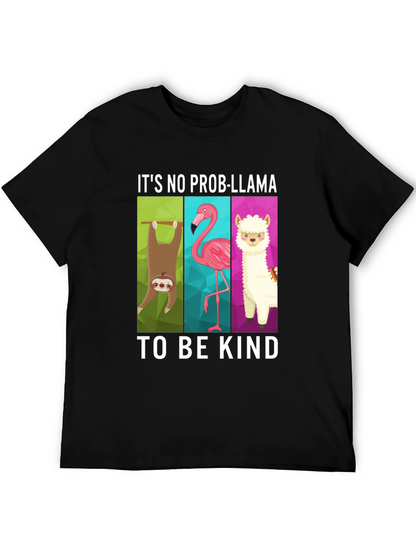 Its No Prob-Llama Graphic T-Shirt