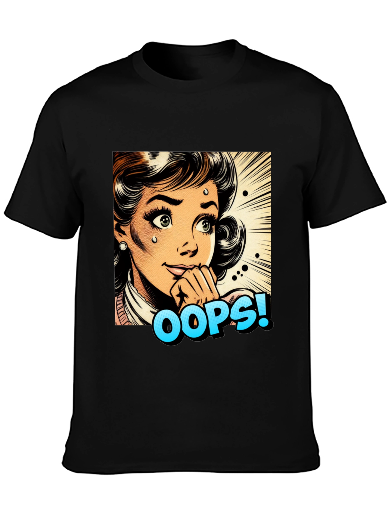 Retro Oops! Pop Art Graphic Tee
