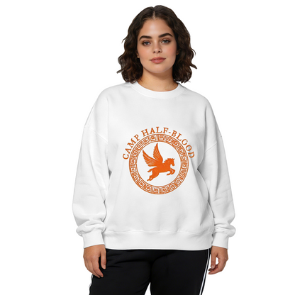 Camp Half?Blood Pegasus Mythology Themed Crewneck Sweatshirt