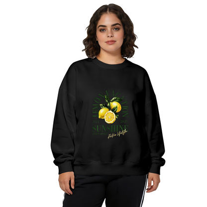 Lemon Vacation Sunshine Summer Vibe Crewneck Sweatshirt
