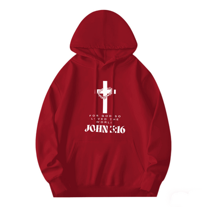 Spider Web & Spider Minimal Street Red Hoodie