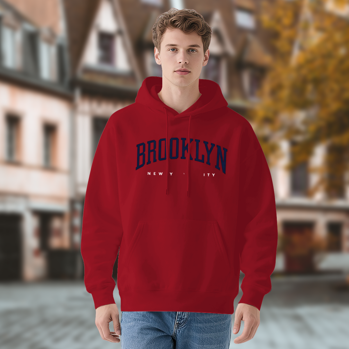 Brooklyn New York City Varsity Letter Hoodie