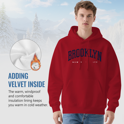 Brooklyn New York City Varsity Letter Hoodie