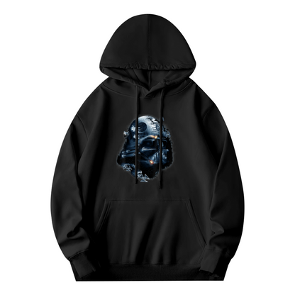 Dark Art Darth Vader Star Wars Hoodie, Soft Comfort Fan Favorite Black Hoodie