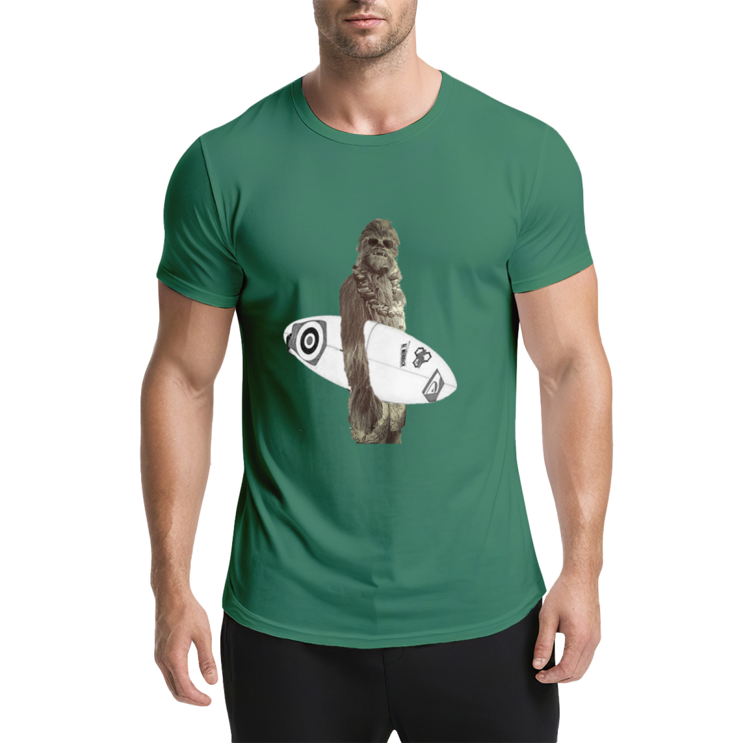 Chewbacca Surfer Funny Star Wars T-Shirt