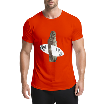 Chewbacca Surfer Funny Star Wars T-Shirt
