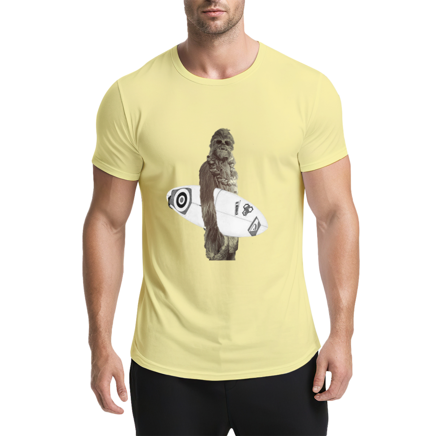 Chewbacca Surfer Funny Star Wars T-Shirt