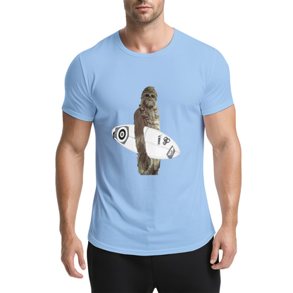 Chewbacca Surfer Funny Star Wars T-Shirt