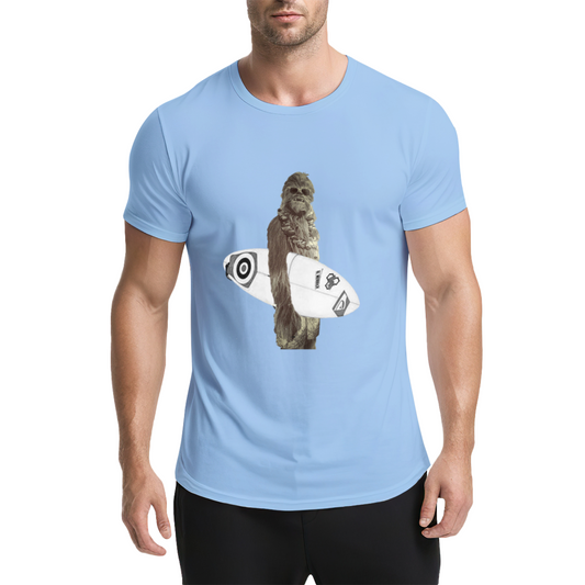 Chewbacca Surfer Funny Star Wars T-Shirt