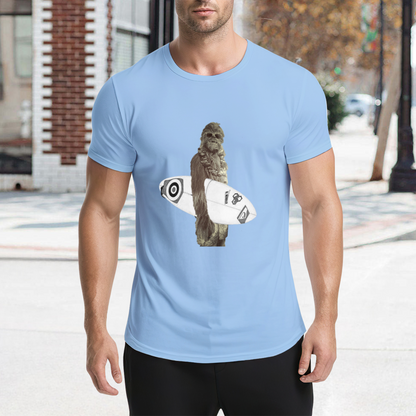 Chewbacca Surfer Funny Star Wars T-Shirt