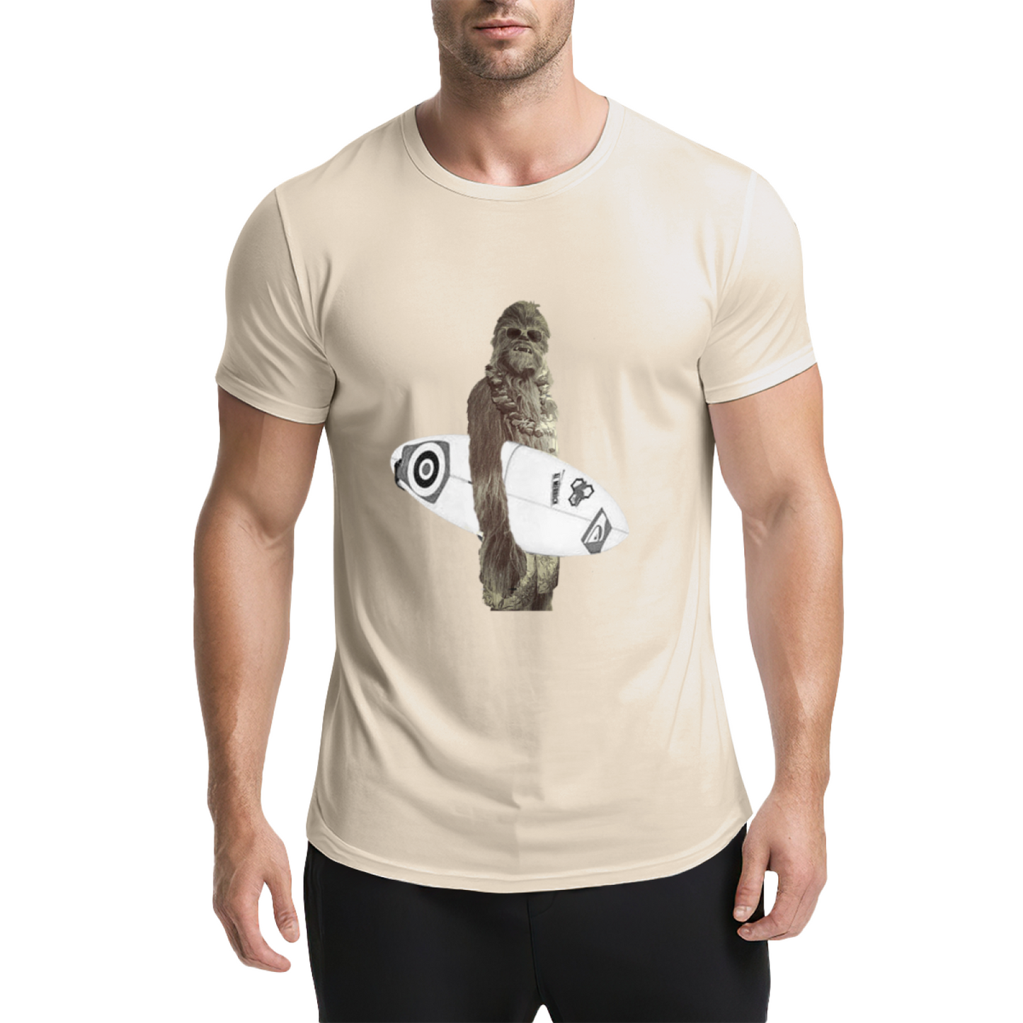 Chewbacca Surfer Funny Star Wars T-Shirt