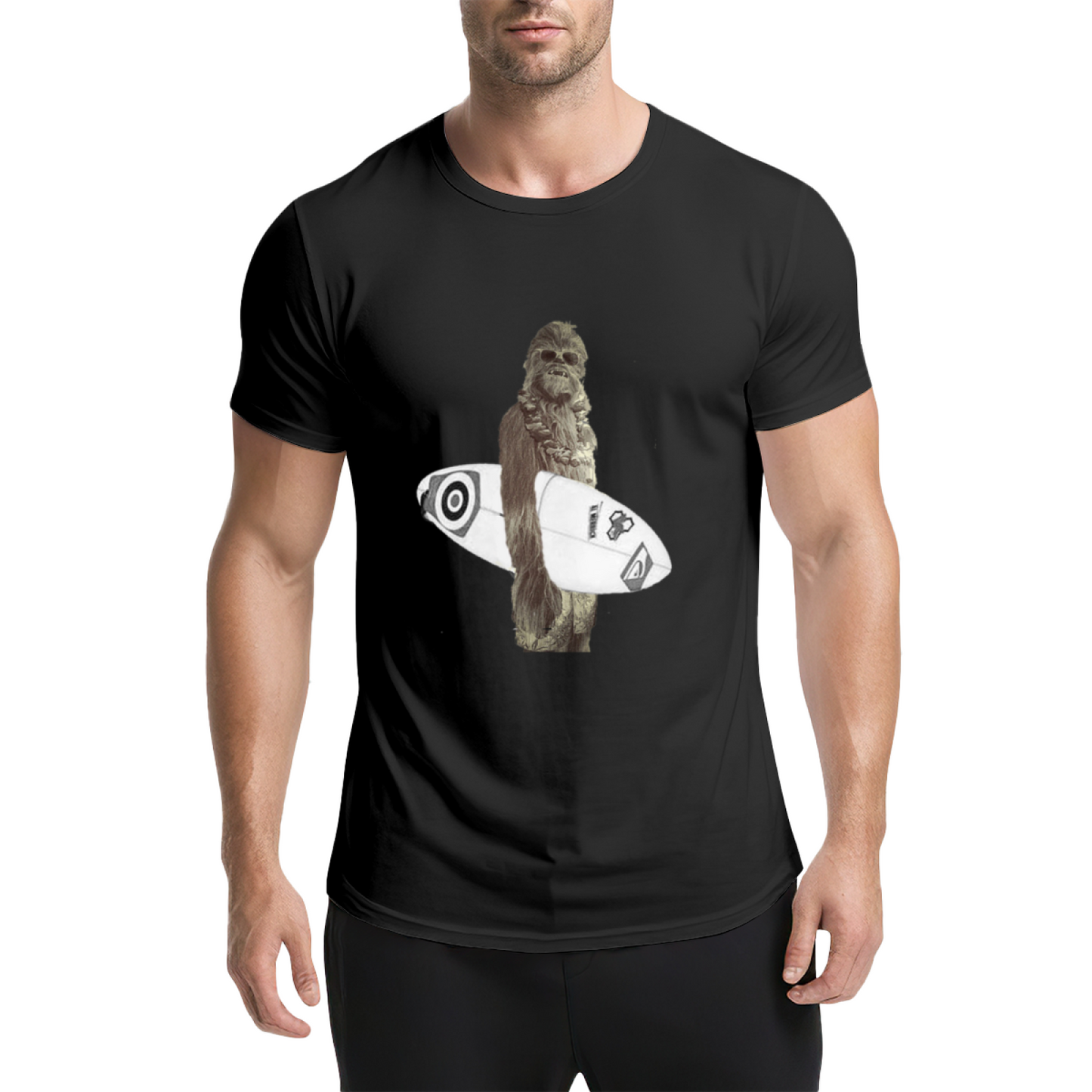 Chewbacca Surfer Funny Star Wars T-Shirt