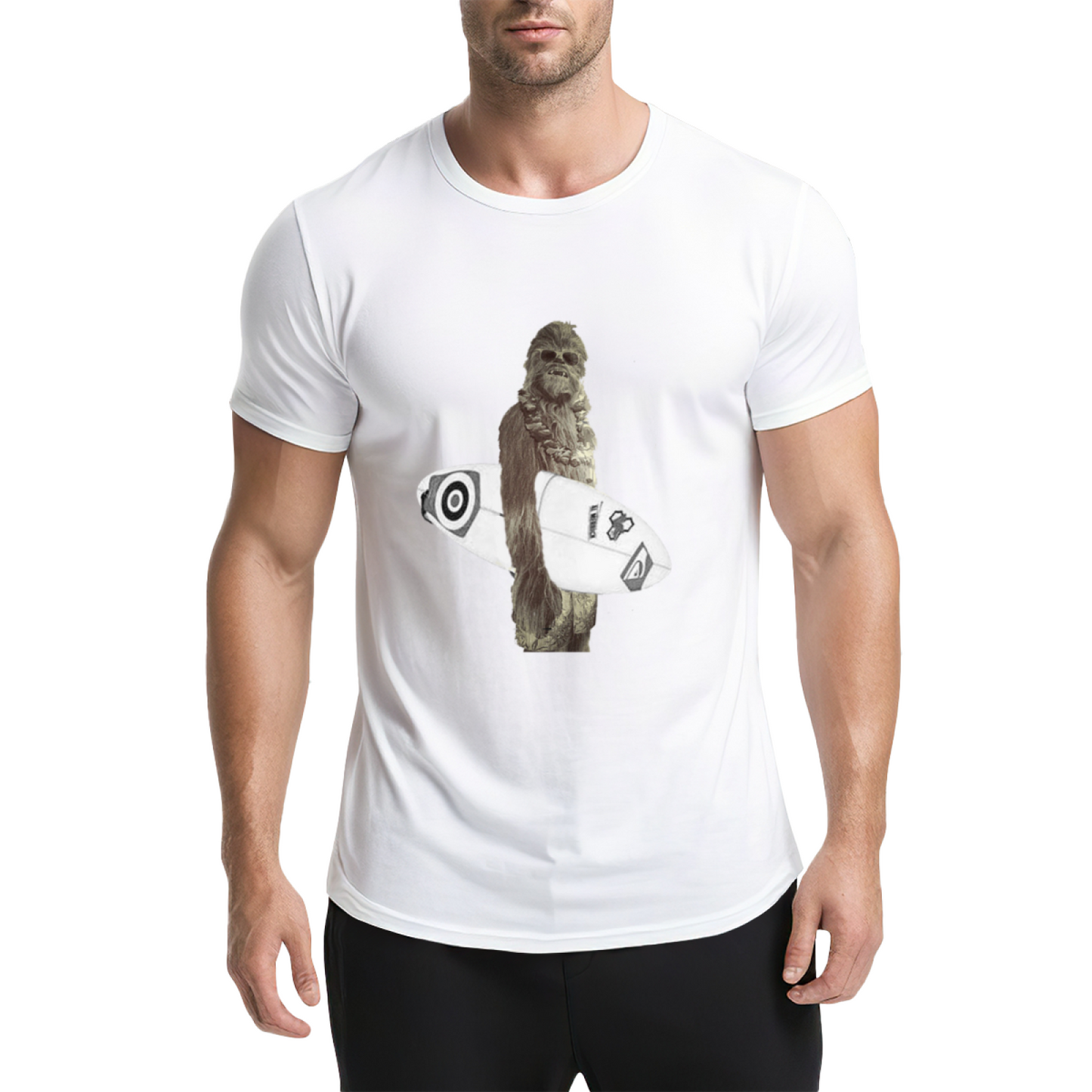 Chewbacca Surfer Funny Star Wars T-Shirt