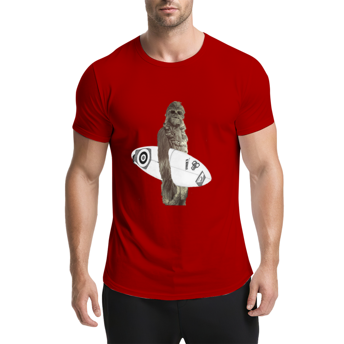 Chewbacca Surfer Funny Star Wars T-Shirt