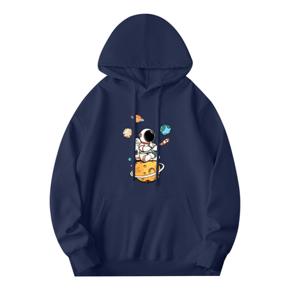 Cool Astronaut Outer Space Planet Adventure Hoodie