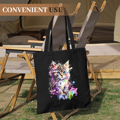 Retro Vintage American Flag Canvas Tote | Patriotic History Themed Shoulder Handbag