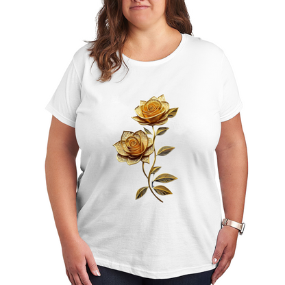 Our Lady of Guadalupe Red Pink Roses Mexican Faith Tee
