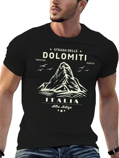 Dolomiti Italia Graphic T-Shirt - Black