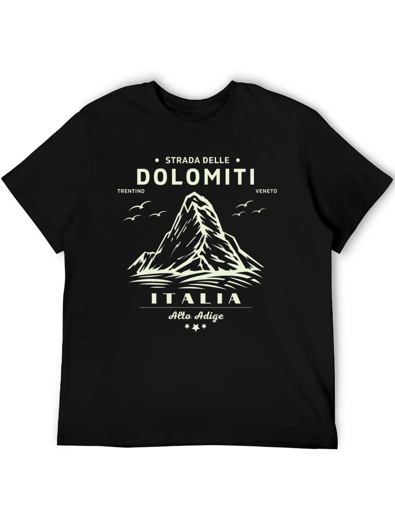 Dolomiti Italia Graphic T-Shirt - Black