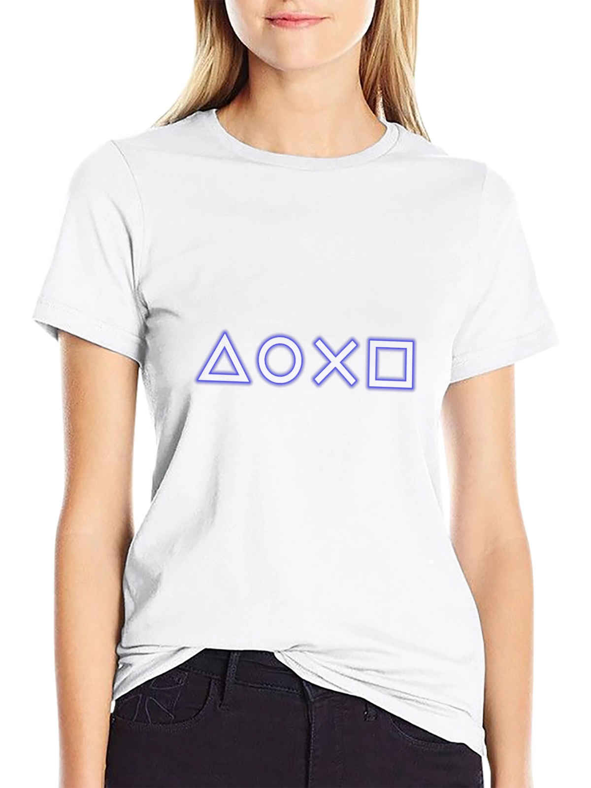 Playstation Symbols Black Graphic Tee