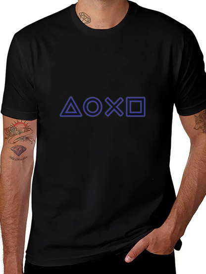 Playstation Symbols Black Graphic Tee