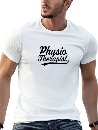 Physio Therapist Graphic T-Shirt - Black