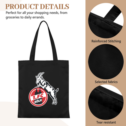Colorful Arabic Horse Calligraphy Canvas Bag | Unique Islamic Art Printed Tote