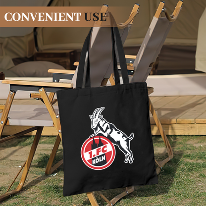 Colorful Arabic Horse Calligraphy Canvas Bag | Unique Islamic Art Printed Tote