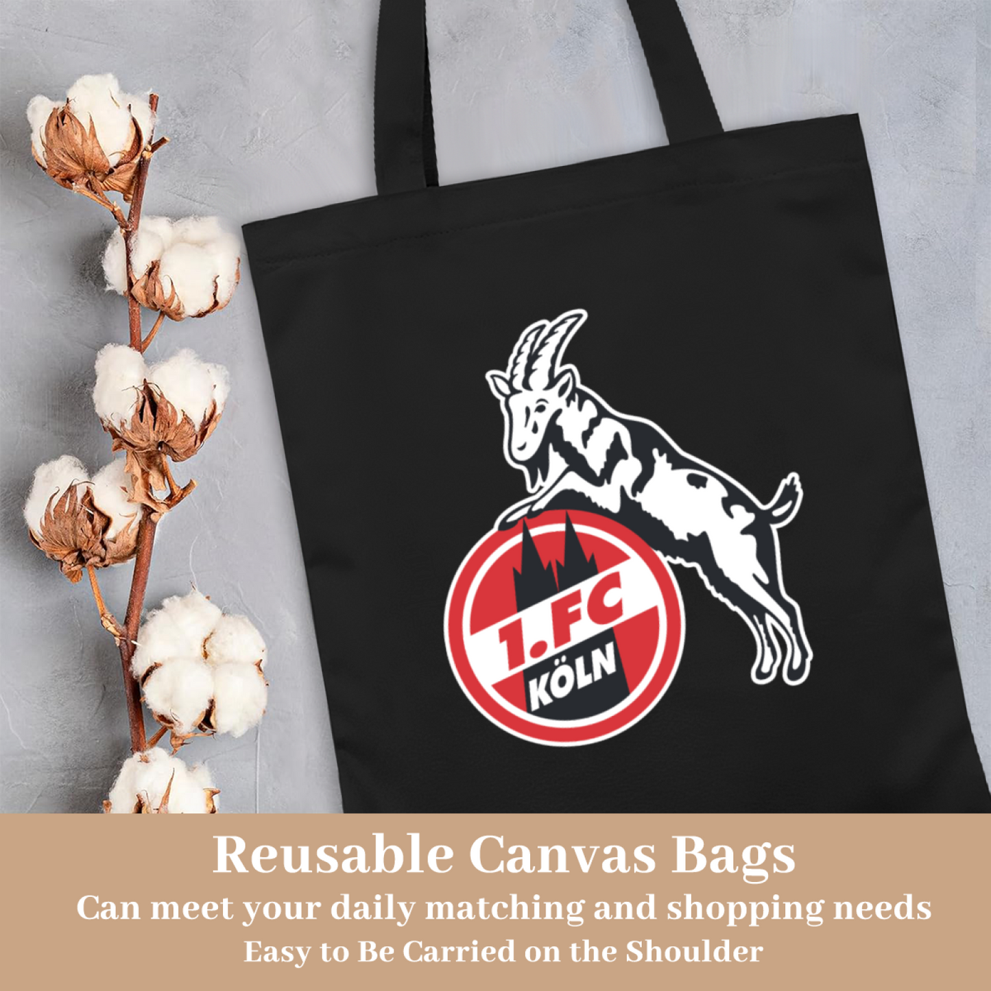 Colorful Arabic Horse Calligraphy Canvas Bag | Unique Islamic Art Printed Tote