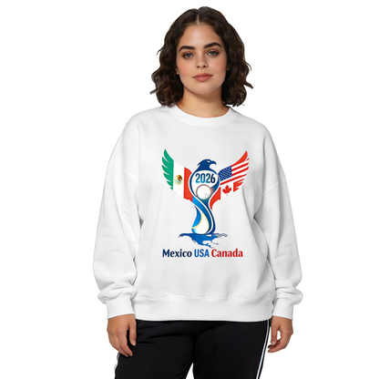 2026 World Cup Mexico?USA?Canada Eagle Crewneck Sweatshirt