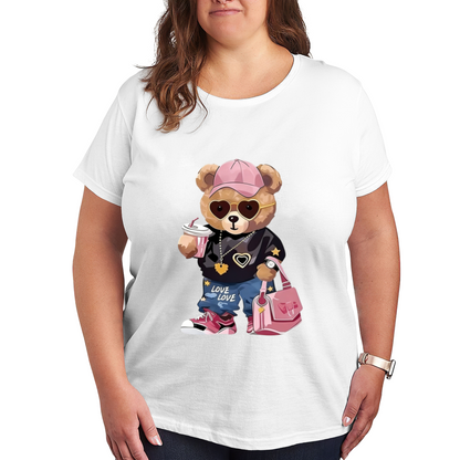 Dark Purple Magic Rose Moody Floral Graphic Tee