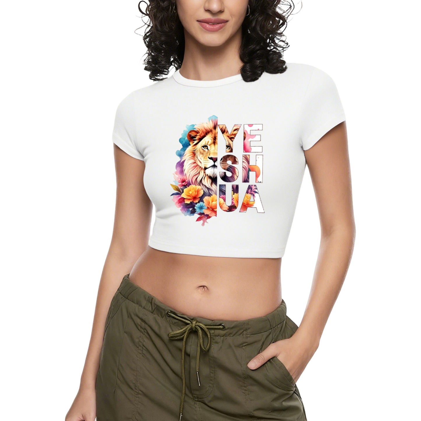 Funny Workout Grumpy Cat Gym White Crop Top