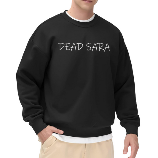 Positive Optimistic Letter Graphic Casual Crewneck Sweatshirt