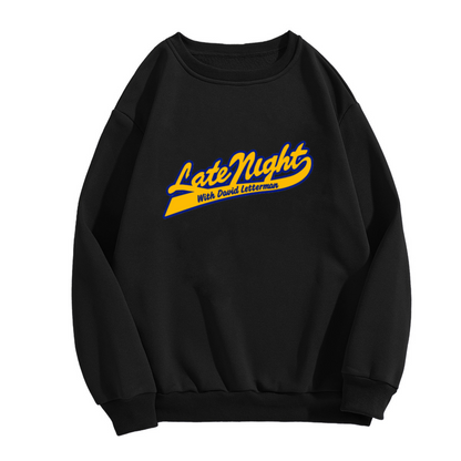 Late Night With David Letterman Retro TV Show Crewneck Sweatshirt
