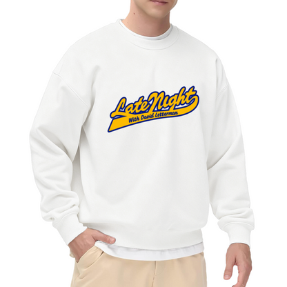 Late Night With David Letterman Retro TV Show Crewneck Sweatshirt